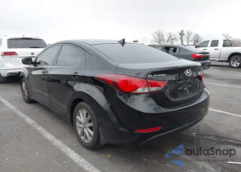 2014 Hyundai Elantra Se z USA, uszkodzony, nr VIN KMHDH4AE3EU101864